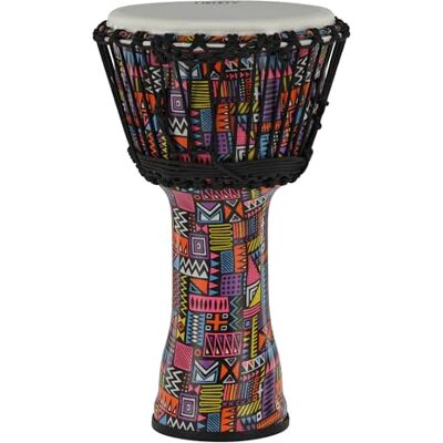GEWA Liberty Djembé Système d'accord: par corde Diamètre : 10" (25,4 cm) Hauteur : 19,5" (49 cm) Nombre de cordes : 25 Motif : Abstrakt GEWA Liberty Djembé Système d'accord: par corde Diamètre : 10" (25,4 cm) Hauteur : 19,5" (49 cm) Nombre de cordes : 25 Motif : Abstrakt