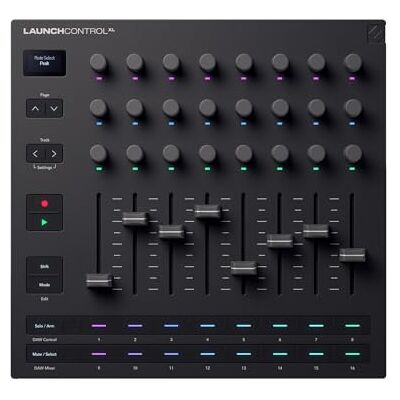 Novation Launch Control XL 3 – surface de contrôle et de mixage MIDI alimentée en USB pour les STAN et le matériel, avec 8 faders, 24 encodeurs sans fin, des entrée/sorties MIDI et un bundle logiciel. Novation Launch Control XL 3 – surface de contrôle et de mixage MIDI alimentée en USB pour les STAN et le matériel, avec 8 faders, 24 encodeurs sans fin, des entrée/sorties MIDI et un bundle logiciel.
