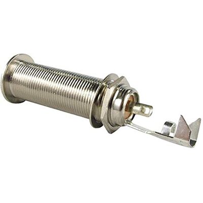 AVBcable Switchcraft 152B Prise jack stéréo TRS de 6,35 mm avec rondelle et écrou, finition nickel AVBcable Switchcraft 152B Prise jack stéréo TRS de 6,35 mm avec rondelle et écrou, finition nickel