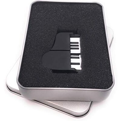 Onwomania Piano Piano Piano Instrument de Musique Noir Clé USB dans Une boîte Cadeau 16 Go USB 3.0 Onwomania Piano Piano Piano Instrument de Musique Noir Clé USB dans Une boîte Cadeau 16 Go USB 3.0
