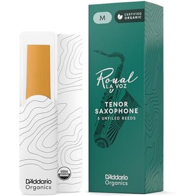 D'Addario Anches pour saxophone ténor La Voz, Medium, pack de 5 D'Addario Anches pour saxophone ténor La Voz, Medium, pack de 5