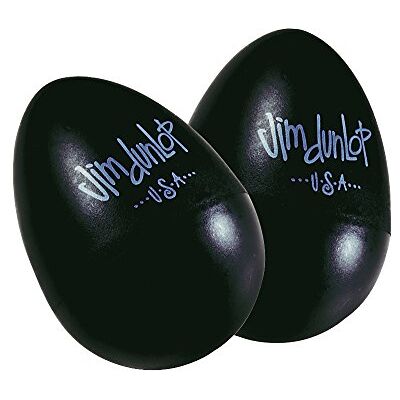 Dunlop Black Egg-Shaker, Bag of 2 Dunlop Black Egg-Shaker, Bag of 2