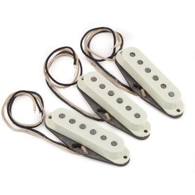 Fender 099-2237-000 Ensemble de micros Stratocaster Pure Vintage '65 Blanc Vintage Fender 099-2237-000 Ensemble de micros Stratocaster Pure Vintage '65 Blanc Vintage
