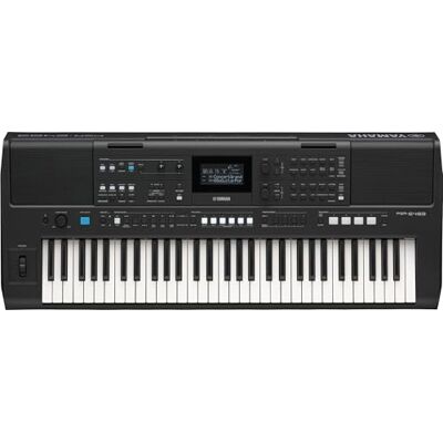 Yamaha PSR-E483 Clavier Portable Moderne avec 61 Touches Sensibles au Toucher, 860 voix avec 15 Super Articulation Lite, 345 Styles, Haut-parleurs puissants et USB-C Noir Yamaha PSR-E483 Clavier Portable Moderne avec 61 Touches Sensibles au Toucher, 860 voix avec 15 Super Articulation Lite, 345 Styles, Haut-parleurs puissants et USB-C Noir