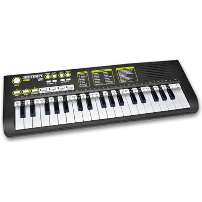 Bontempi KeyRhythm Clavier Piano Numérique 37 Touches, Hauteur 2 cm Avec Prise Casque, Bande Pentagrammée, Métronome et Transpositeur, 54.4x18.4x5.4 cm Bontempi KeyRhythm Clavier Piano Numérique 37 Touches, Hauteur 2 cm Avec Prise Casque, Bande Pentagrammée, Métronome et Transpositeur, 54.4x18.4x5.4 cm