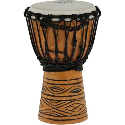 GEWA Liberty Djembé Urban Series Taille (Diamètre) : 7" (17 cm), Hauteur : 12" (30,5 cm) Nombre de cordes : 16 GEWA Liberty Djembé Urban Series Taille (Diamètre) : 7" (17 cm), Hauteur : 12" (30,5 cm) Nombre de cordes : 16
