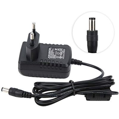 Eujgoov Adaptateur secteur pour pédale d'effet 9 V 1 A CA/CC pour amplificateur de clavier électrique 100-240 V (prise européenne) Eujgoov Adaptateur secteur pour pédale d'effet 9 V 1 A CA/CC pour amplificateur de clavier électrique 100-240 V (prise européenne)