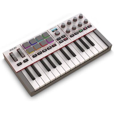 Akai MPK Mini IV Clavier MIDI USB-C 25 Touches, Gris Akai MPK Mini IV Clavier MIDI USB-C 25 Touches, Gris