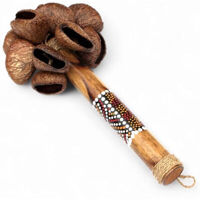 Wogeka Cakoka Pangi Hochet Klapper instrument de musique rythme shaker Maraca Mus107 Wogeka Cakoka Pangi Hochet Klapper instrument de musique rythme shaker Maraca Mus107