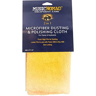 MUSICNOMAD MN230 Chiffon microfibre pour Piano/Clavier MUSICNOMAD MN230 Chiffon microfibre pour Piano/Clavier