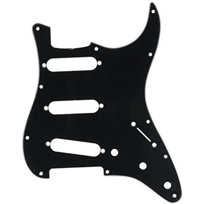 Fender Pickguard pour Stratocaster '60s style vintage S/S/S 11 Trous 3-Plis Noir Fender Pickguard pour Stratocaster '60s style vintage S/S/S 11 Trous 3-Plis Noir