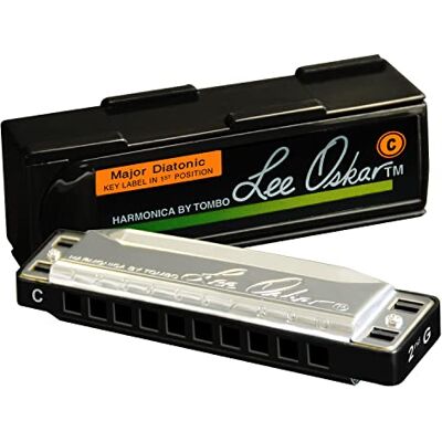 Lee Oskar Harmonica Major Diatonic Do majeur pour Folk et Blues, Rock, Country, Jazz Diatonique 10 trous Plaques d'accord en laiton Lee Oskar Harmonica Major Diatonic Do majeur pour Folk et Blues, Rock, Country, Jazz Diatonique 10 trous Plaques d'accord en laiton