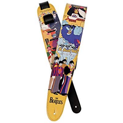 D'Addario Planet Waves 25LB06 Beatles Sangle de guitare Yellow Submarine D'Addario Planet Waves 25LB06 Beatles Sangle de guitare Yellow Submarine