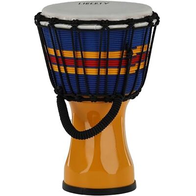 GEWA Liberty Djembé Système d'accord: par corde Diamètre : 7" (17,8 cm) Hauteur : 12,5" (31,5 cm) Nombre de cordes : 14 Couleur : Jaune GEWA Liberty Djembé Système d'accord: par corde Diamètre : 7" (17,8 cm) Hauteur : 12,5" (31,5 cm) Nombre de cordes : 14 Couleur : Jaune