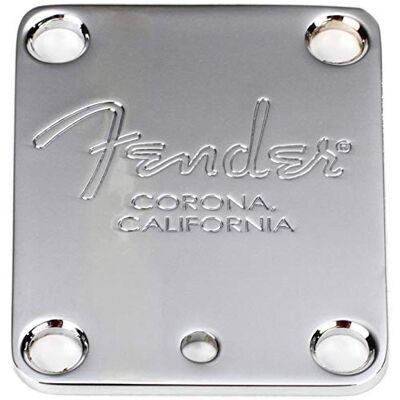 Fender AMERICAN STANDARD série cou Plaque 099, 1445, 100 Titane cou platefe/Corona Fender AMERICAN STANDARD série cou Plaque 099, 1445, 100 Titane cou platefe/Corona