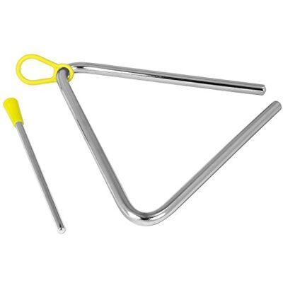 Tiger TRI7-2-MT Instrument triangulaire de 15,2 cm avec batteur Tiger TRI7-2-MT Instrument triangulaire de 15,2 cm avec batteur