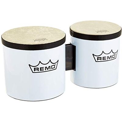 REMO BG-5300-00 Festival Bongo Tambour Blanc 15,2-17,8 cm REMO BG-5300-00 Festival Bongo Tambour Blanc 15,2-17,8 cm