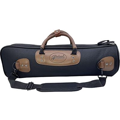 Xinlinke Housse de transport professionnelle pour trompette 1200D en tissu Oxford doux rembourré en mousse de coton 15 mm avec bandoulière réglable Xinlinke Housse de transport professionnelle pour trompette 1200D en tissu Oxford doux rembourré en mousse de coton 15 mm avec bandoulière réglable