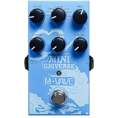 M-VAVE Miniuni 9 effets de réverbération numériques dans une pédale de guitare M-VAVE Miniuni 9 effets de réverbération numériques dans une pédale de guitare