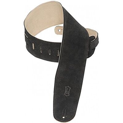 Levy's Leathers MS4-BLK Sangle en daim pour guitar Noir 3,5 Levy's Leathers MS4-BLK Sangle en daim pour guitar Noir 3,5