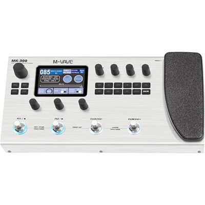 M-VAVE MK-300 Processeur multi-effets pour guitare et basse, 11 modules, plus de 320 effets, 120 amplificateurs, chargeur IR, looper, ordinateur de batterie, carte son BT et USB M-VAVE MK-300 Processeur multi-effets pour guitare et basse, 11 modules, plus de 320 effets, 120 amplificateurs, chargeur IR, looper, ordinateur de batterie, carte son BT et USB
