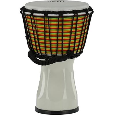 GEWA Liberty Djembé Système d'accord: par corde Diamètre : 7" (17,8 cm) Hauteur : 12,5" (31,5 cm) Nombre de cordes : 14 Couleur : Blanc GEWA Liberty Djembé Système d'accord: par corde Diamètre : 7" (17,8 cm) Hauteur : 12,5" (31,5 cm) Nombre de cordes : 14 Couleur : Blanc
