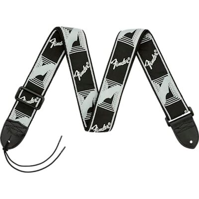 Fender Monogrammed Sangle pour Guitare Noir/Gris Clair/Gris Foncé Noir Fender Monogrammed Sangle pour Guitare Noir/Gris Clair/Gris Foncé Noir