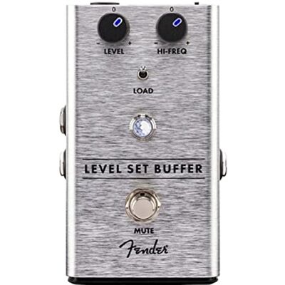 Fender Level Set Buffer Gitaar Effecten Pedaal, Signaalverbetering Bufferpedaal voor elektrische gitaar, optimaliseert de signaalketen, geschikt voor pedalboards, volumeregeling Fender Level Set Buffer Gitaar Effecten Pedaal, Signaalverbetering Bufferpedaal voor elektrische gitaar, optimaliseert de signaalketen, geschikt voor pedalboards, volumeregeling