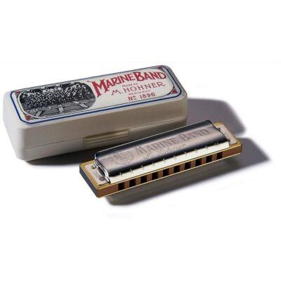 Hohner 1896BL de l'harmonica marine band, clé de D Hohner 1896BL de l'harmonica marine band, clé de D
