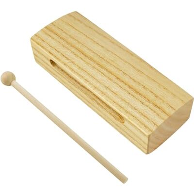 A-Star WBL01S Bloc de bois de percussion pour Enfant Taille S Marron A-Star WBL01S Bloc de bois de percussion pour Enfant Taille S Marron