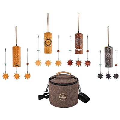 Sonic Energy Carillons en bambou Cosmic pour la méditation, l'ASMR, la thérapie par le son et le yoga Sonic Energy Carillons en bambou Cosmic pour la méditation, l'ASMR, la thérapie par le son et le yoga