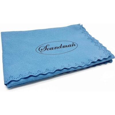 soundman ® Chiffon de polissage en microfibre pour instruments à vent (saxophone, trompette, flûte, clarinette, corneton, hautbois, corne, baryton, corne ténor, euphonium, tuba, etc.) soundman ® Chiffon de polissage en microfibre pour instruments à vent (saxophone, trompette, flûte, clarinette, corneton, hautbois, corne, baryton, corne ténor, euphonium, tuba, etc.)