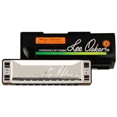 Lee Oskar Harmonica Major Diatonic La majeur pour Folk et Blues, Rock, Country, Jazz Diatonique 10 trous Plaques d'accord en laiton Lee Oskar Harmonica Major Diatonic La majeur pour Folk et Blues, Rock, Country, Jazz Diatonique 10 trous Plaques d'accord en laiton