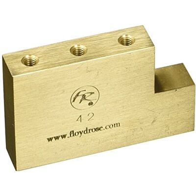 Floyd Rose Bloc de trémolo en laiton 42 mm. Floyd Rose Bloc de trémolo en laiton 42 mm.