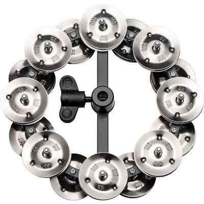 Meinl Percussion Meinl HTHH2BK Tambourin pour Hi Hat Double rangée Noir Meinl Percussion Meinl HTHH2BK Tambourin pour Hi Hat Double rangée Noir