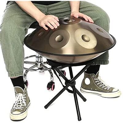 NVIVN Tambour À Main En Acier De 22 Pouces, Instrument À Tambour Handpan, Haut Niveau De Qualité, Haut Niveau De Qualité, Produisant Une Résonance Agréable 440HZ NVIVN Tambour À Main En Acier De 22 Pouces, Instrument À Tambour Handpan, Haut Niveau De Qualité, Haut Niveau De Qualité, Produisant Une Résonance Agréable 440HZ