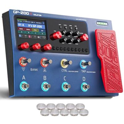 VALETON Multi Effects Pédale d'expression pour guitare Processeur GP-200X VALETON Multi Effects Pédale d'expression pour guitare Processeur GP-200X