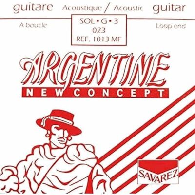 Savarez Argentine Gypsy Jazz/Manouche/Maccaferri-guitares 1013MF SOL3-corde calibre .023- light avec boucle Savarez Argentine Gypsy Jazz/Manouche/Maccaferri-guitares 1013MF SOL3-corde calibre .023- light avec boucle