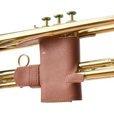 ProTec VL226SPCC tion de valve de trompette – Cuir végétalien, 6 points (cacao) ProTec VL226SPCC tion de valve de trompette – Cuir végétalien, 6 points (cacao)