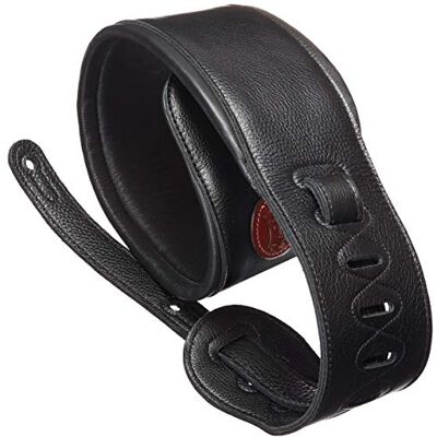 Levy's Sangle de guitare en cuir (MSS2S-BLK) Levy's Sangle de guitare en cuir (MSS2S-BLK)