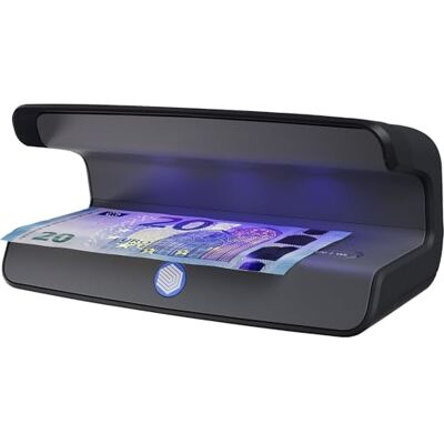 Safescan Testeur de faux billets à 75 LED avec lumière UV et blanche ultra puissante Testeur de faux billets pour billets de banque, cartes de crédit et cartes d'identité Détecteur de billets avec Safescan Testeur de faux billets à 75 LED avec lumière UV et blanche ultra puissante Testeur de faux billets pour billets de banque, cartes de crédit et cartes d'identité Détecteur de billets avec