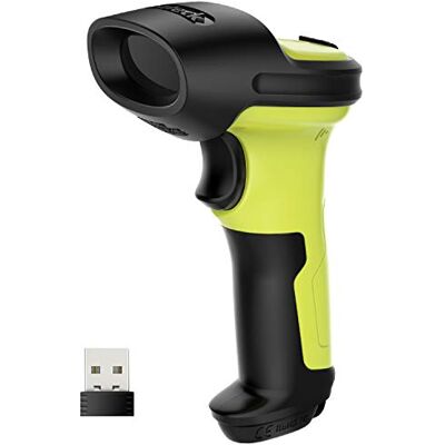 INATECK Scanner de code-barres laser sans fil - Portée 35 m INATECK Scanner de code-barres laser sans fil - Portée 35 m