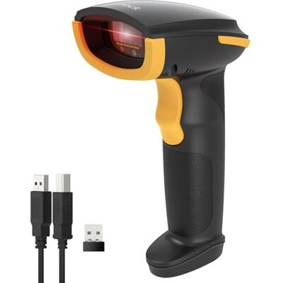 Inateck Scanner de codes-barres Bluetooth, 1D portable, 1 charge en 3 mois, scanner manuel sans fil, prend en charge l'application développée soi-même et SDK, BCST-21 Inateck Scanner de codes-barres Bluetooth, 1D portable, 1 charge en 3 mois, scanner manuel sans fil, prend en charge l'application développée soi-même et SDK, BCST-21