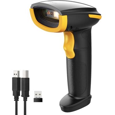 Inateck Scanner de codes-barres Bluetooth, 1D 2D QR Code Scanner sans fil, 1 charge 3 mois, scanner manuel sans fil avec application et SDK, BCST-23 Inateck Scanner de codes-barres Bluetooth, 1D 2D QR Code Scanner sans fil, 1 charge 3 mois, scanner manuel sans fil avec application et SDK, BCST-23