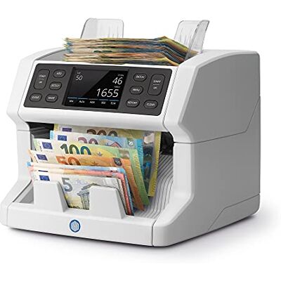 Safescan 2865-S compteuse de billets valorisatrice pour billets mélangés Compteur de billets avec détection de faux billets sur 7 points Machine à compter les billets avec interface multilingue Safescan 2865-S compteuse de billets valorisatrice pour billets mélangés Compteur de billets avec détection de faux billets sur 7 points Machine à compter les billets avec interface multilingue