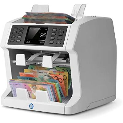 Safescan 2985-SX compteuse de billets valorisatrice qui compte et trie les billets mélangés Compteur de billets avec détection de faux billets sur 7 points Compteuse de billets avec option de tri Safescan 2985-SX compteuse de billets valorisatrice qui compte et trie les billets mélangés Compteur de billets avec détection de faux billets sur 7 points Compteuse de billets avec option de tri