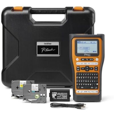 Brother PT-E560BTVP Étiqueteuse Professionnelle avec Bluetooth, USB et Application Smartphone intégrés Brother PT-E560BTVP Étiqueteuse Professionnelle avec Bluetooth, USB et Application Smartphone intégrés