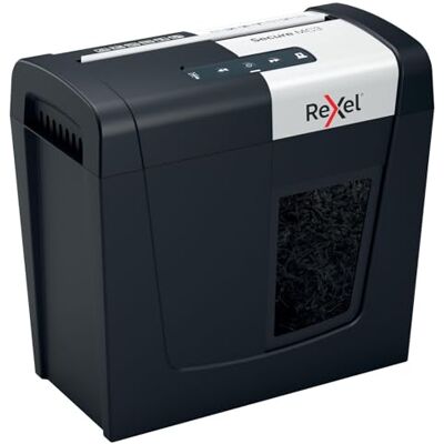Rexel 2020128 Secure MC3 Whisper-Shred Destructeur de Documents Coupe Micro Sécurité P5, Capacité 3 Feuilles, Corbeille 10 litres Amovible Rexel 2020128 Secure MC3 Whisper-Shred Destructeur de Documents Coupe Micro Sécurité P5, Capacité 3 Feuilles, Corbeille 10 litres Amovible