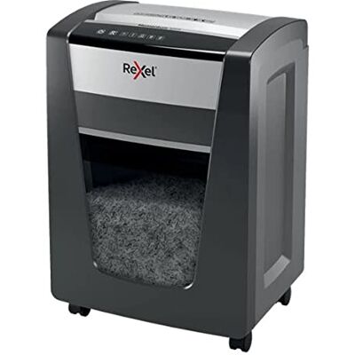 Rexel Momentum X420 Destructeur Coupe Croisée, Jusqu'à 22-20 Feuilles (70-80 g/m²), Corbeille 30L, Noir, 2104578EU Rexel Momentum X420 Destructeur Coupe Croisée, Jusqu'à 22-20 Feuilles (70-80 g/m²), Corbeille 30L, Noir, 2104578EU