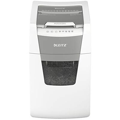Leitz Destructeur de documents IQ Autofeed Office P5, 150 feuilles, poubelle 60l, blanc, 80142000 Leitz Destructeur de documents IQ Autofeed Office P5, 150 feuilles, poubelle 60l, blanc, 80142000